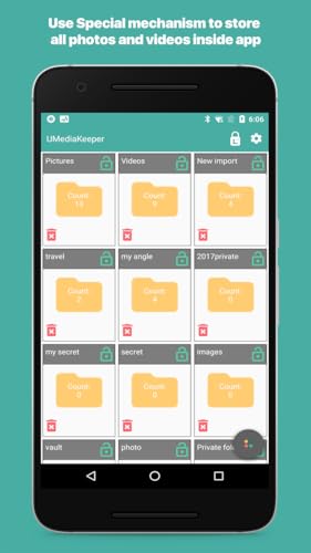 UMediaKeeper - Pasta privada