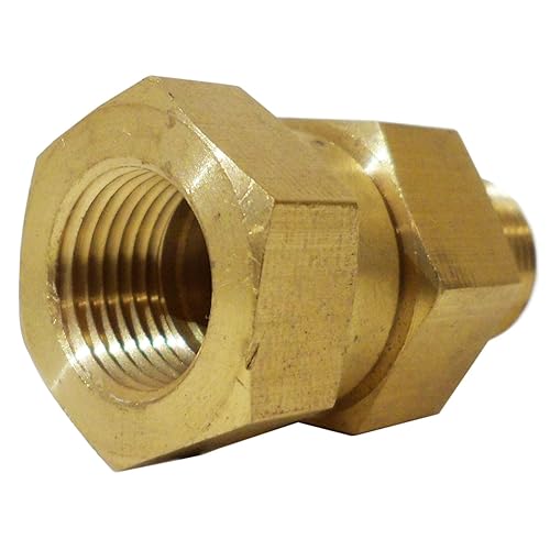 Miniatura 6 de Ultimate Washer UW16-PA54A3 Junta giratoria de manguera de pistola, accesorio de manguera sin torceduras, manguera antitorsión Montaje de latón para