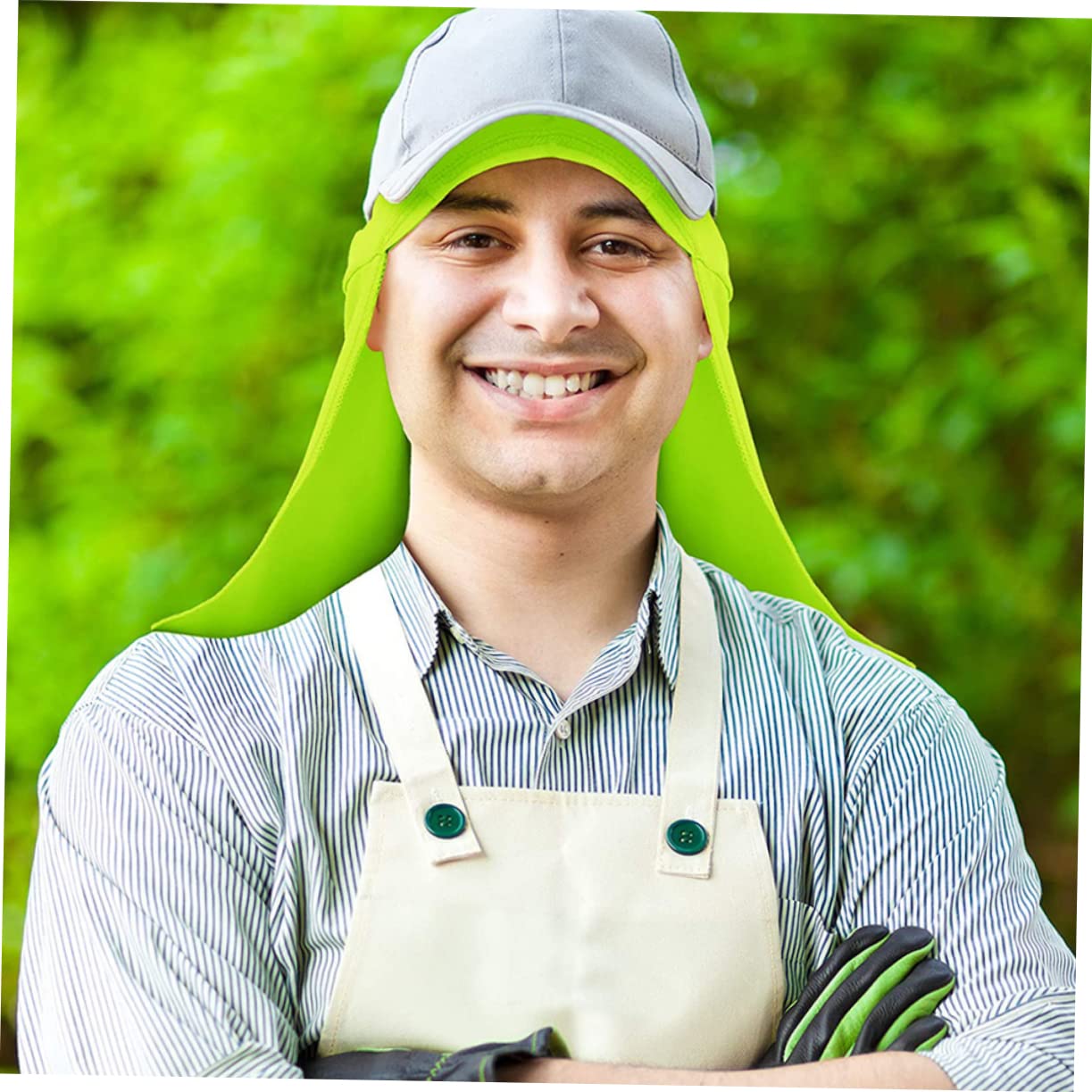Abaodam 6pezzi Cappelli Riflettenti per Sport Outdoor Cappelli di Raffreddamento Elasticizzati con Protezione UV e Scaldacollo Adatti per Ciclismo Escursionismo e attività all Aperto