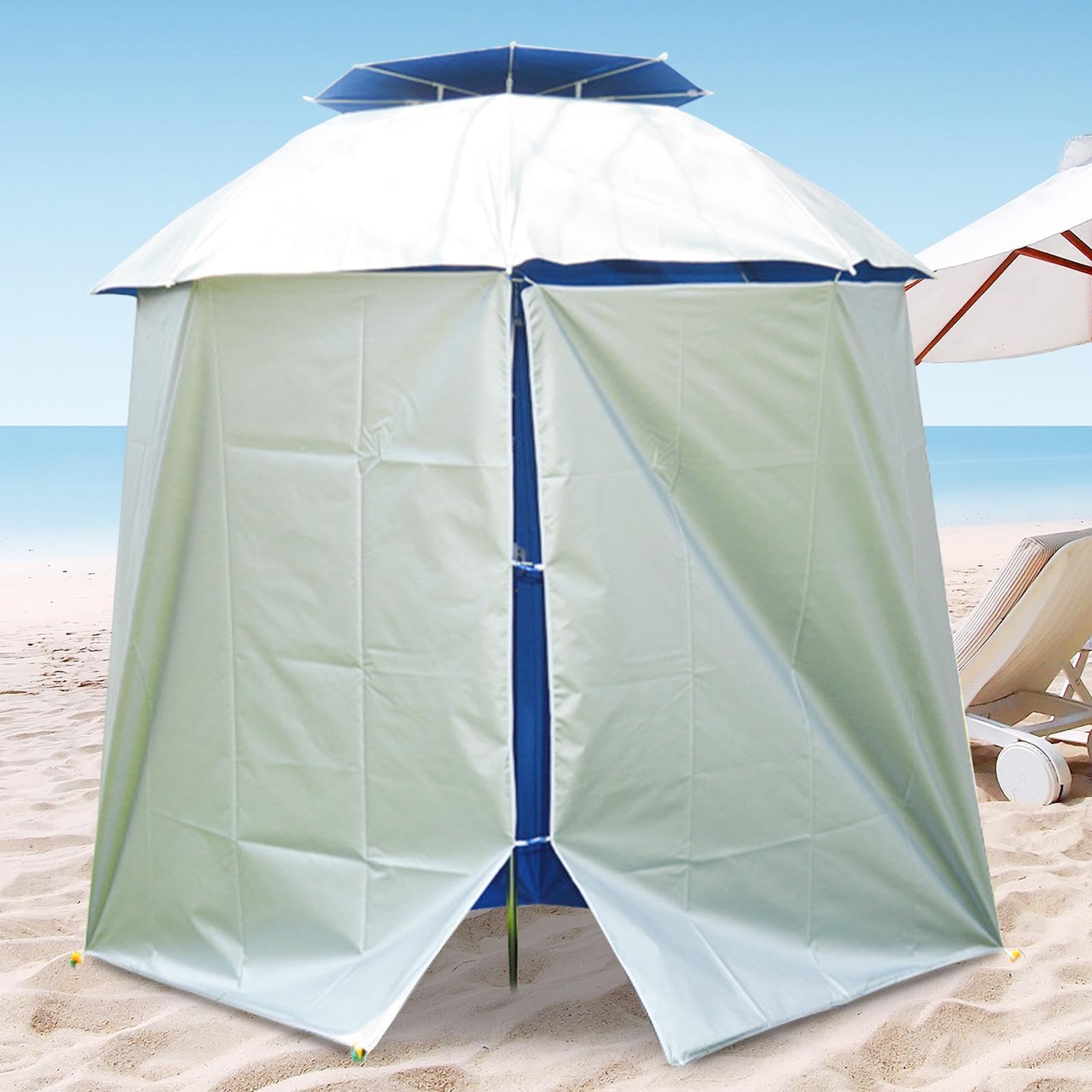 Przenośny parasol przeciwsłoneczny, namiot plażowy, ochrona przed deszczem