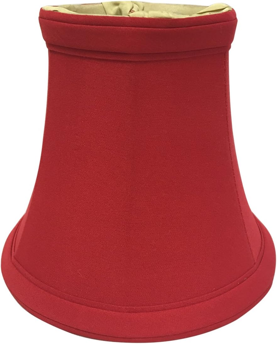 Hоttеѕt Sаlеѕ Royal Designs, 6-Pack, Red Bell Chandelier Lamp Shade, Size 5, CS-201RED-6