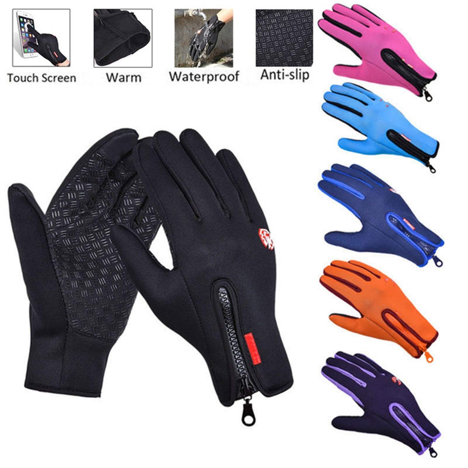 Cinque Guanti Guanti Touch Screen Antivento Sportivo Esterni Da Donna Donna Inverno In Pile Termico Corto Da Corsa Calda Ciclismo 230823 230823 Da 10,73 € | DHgate