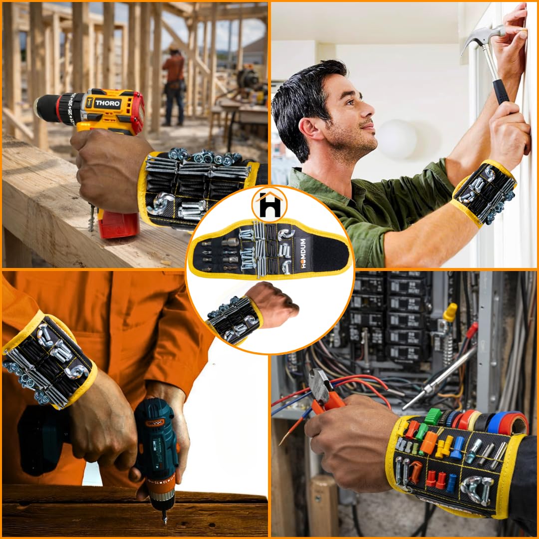 Magnetic Wrist Band - Hold Tools Hands-Free -4