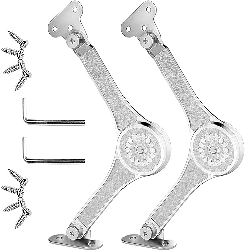 Bisagras de caja de juguetes, cierre suave, bisagras de soporte de tapa APFFSY para el pecho, armario, armario, caja de madera, soporte de peso