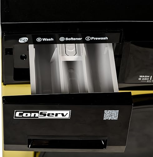 Miniatura 8 de Conserv Lavadora compacta todo en uno de 18 libras, con ventilación, sin ventilación, versión seca 3 (amarillo negro)