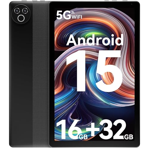 Android 15 10-Inch Tablet with 16GB RAM