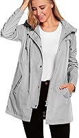 Vista 4 de Chaqueta Zhenwei impermeable, ligera, con capucha, uso activo, para exteriores, forrada para lluvia, larga, S-XXL, para mujer