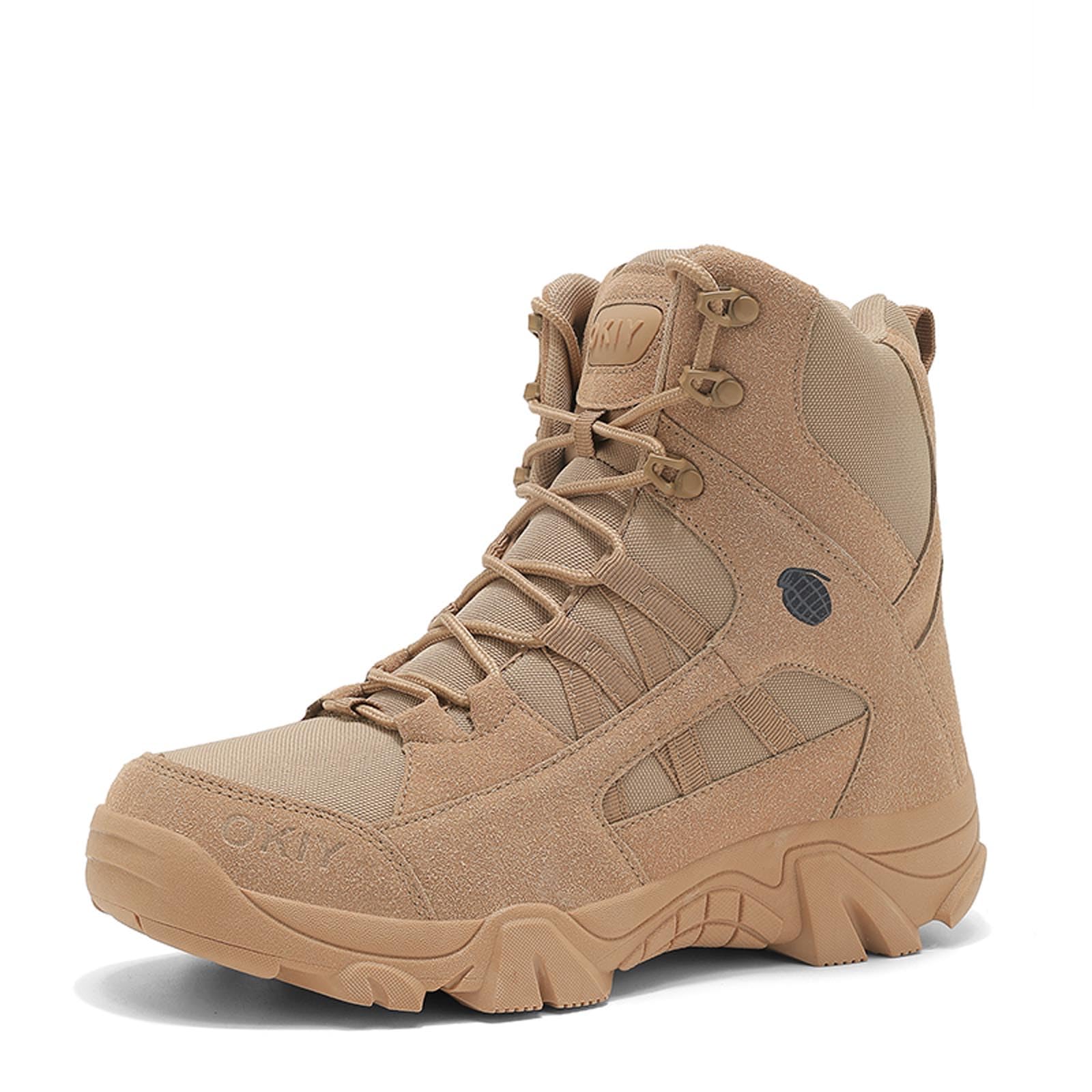 Botas de combate tácticas para hombre, botas de combate militares, botas militares para senderismo, caza, entrenamiento militar, combate, tácticas