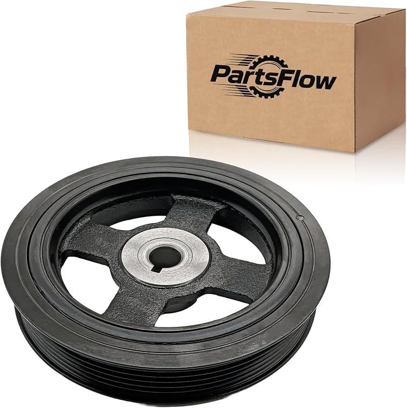 Polia do virabrequim com balanceador harmônico PartsFlow para Hyundai e Kia – 1 unidade
