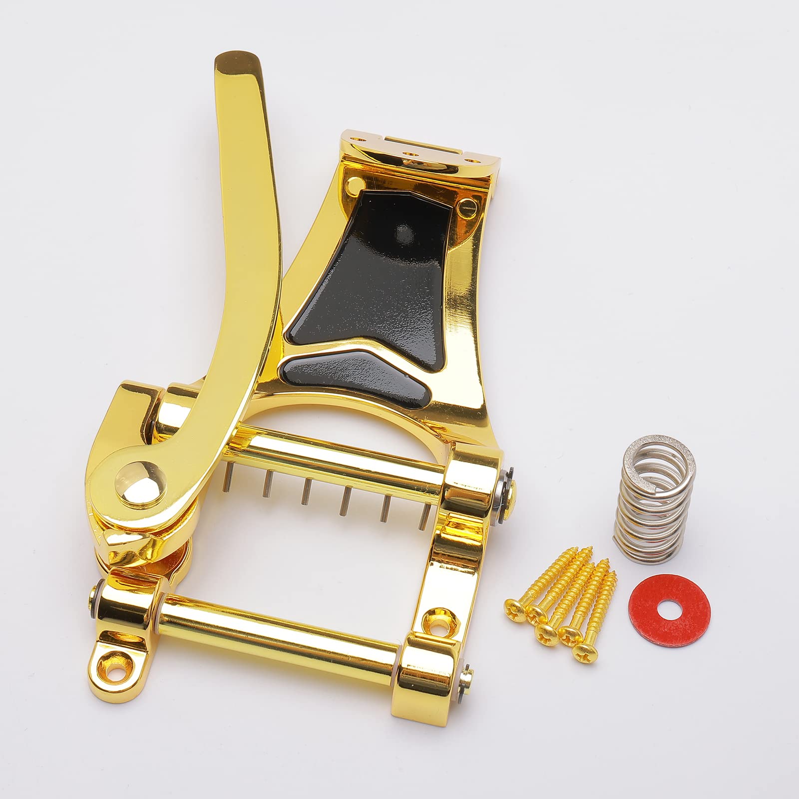 Części zamienne do gitary z mostkiem Vibrato Tremolo, mostek rolkowy Tune-O-Matic do gitary jazzowej LP, tunery blokujące gitarę 3L3R, struny, nawijacz strun, śrubokręt i nakrętki