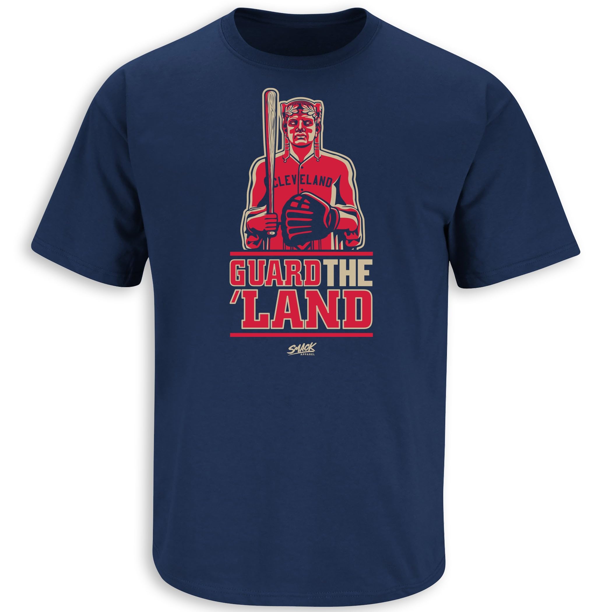 Smack Apparel Guard The Land T-Shirt für Cleveland Baseball Fans (SM-5XL)