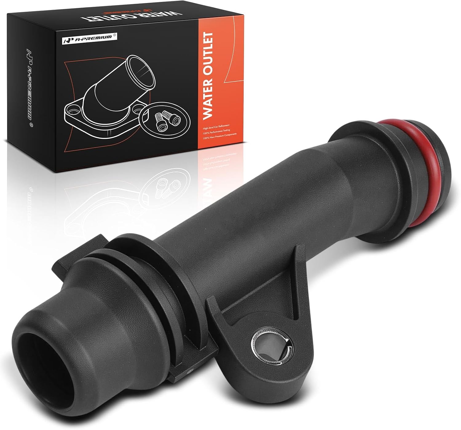 A-Premium Coolant Hose/Tube | Compatible with Audi A8 Quattro 2013-2018, RS7 2014-2018, S6 2013-2018, S7 2013-2014 2016-2018, S8 2013-2018