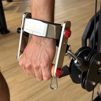 Side Lateral Raise Exercise Handle Attachment Wrist Straps for Cable Machine, Professional Heavy Duty Cable Lateral Raise Attachments Wrist Cuffs for Gym Pulley System