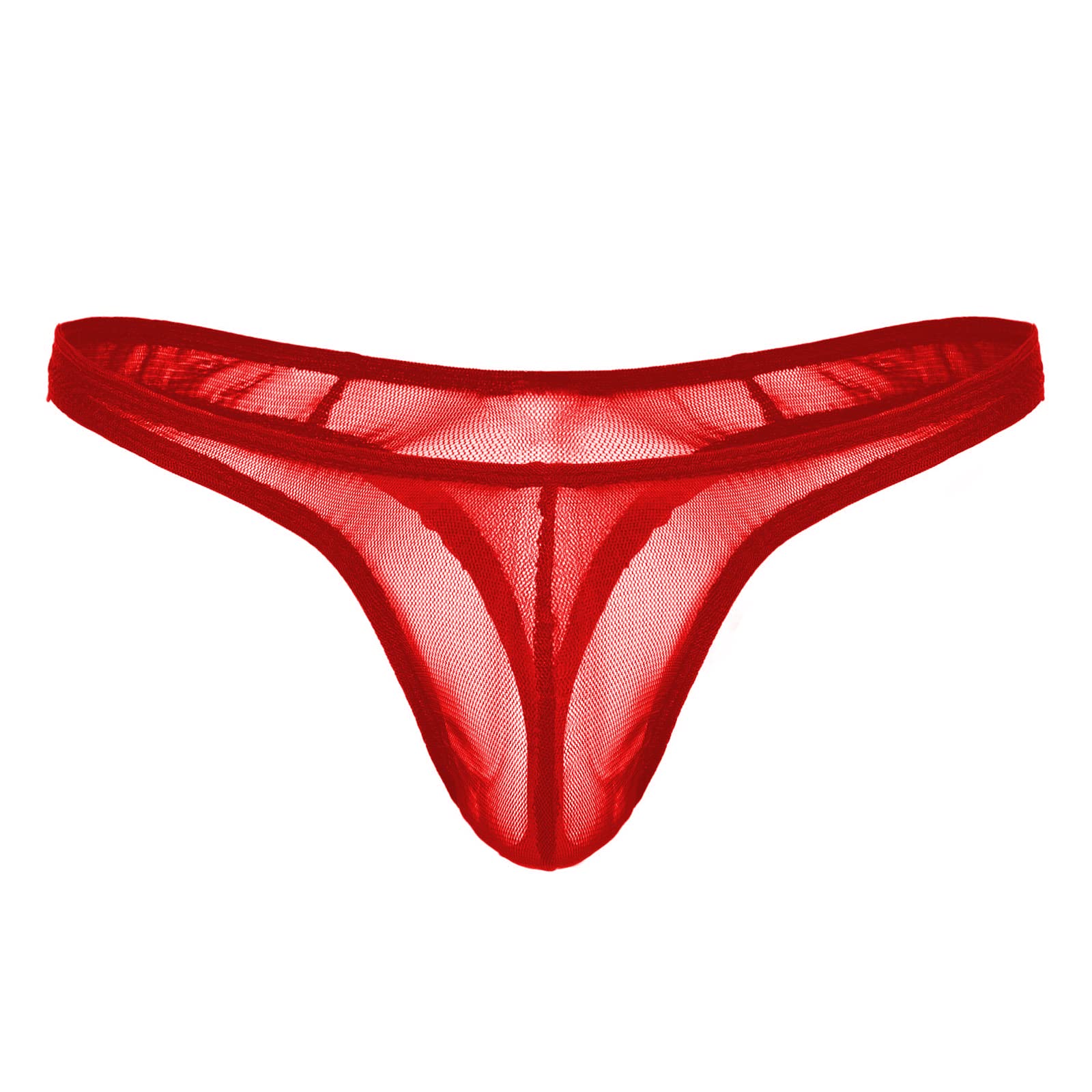 muquam Mens Half Coverage Power Net Thong Underwear-picture-45