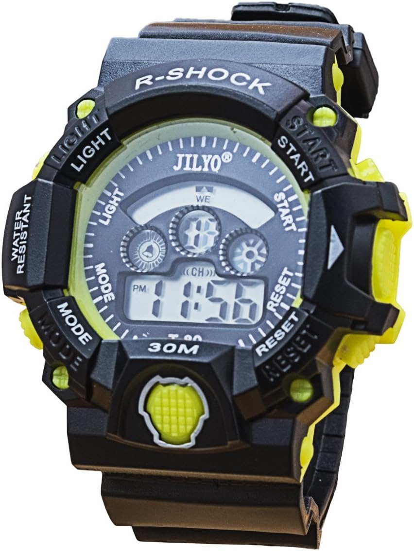 Kids Watch, Goowo Boys Sport Digital luminous watch Military Outdoor Waterproof[ LED Back Light Electronic Stopwatch ] Analog Quartz Wrist Watch for Teenagers Boys Student