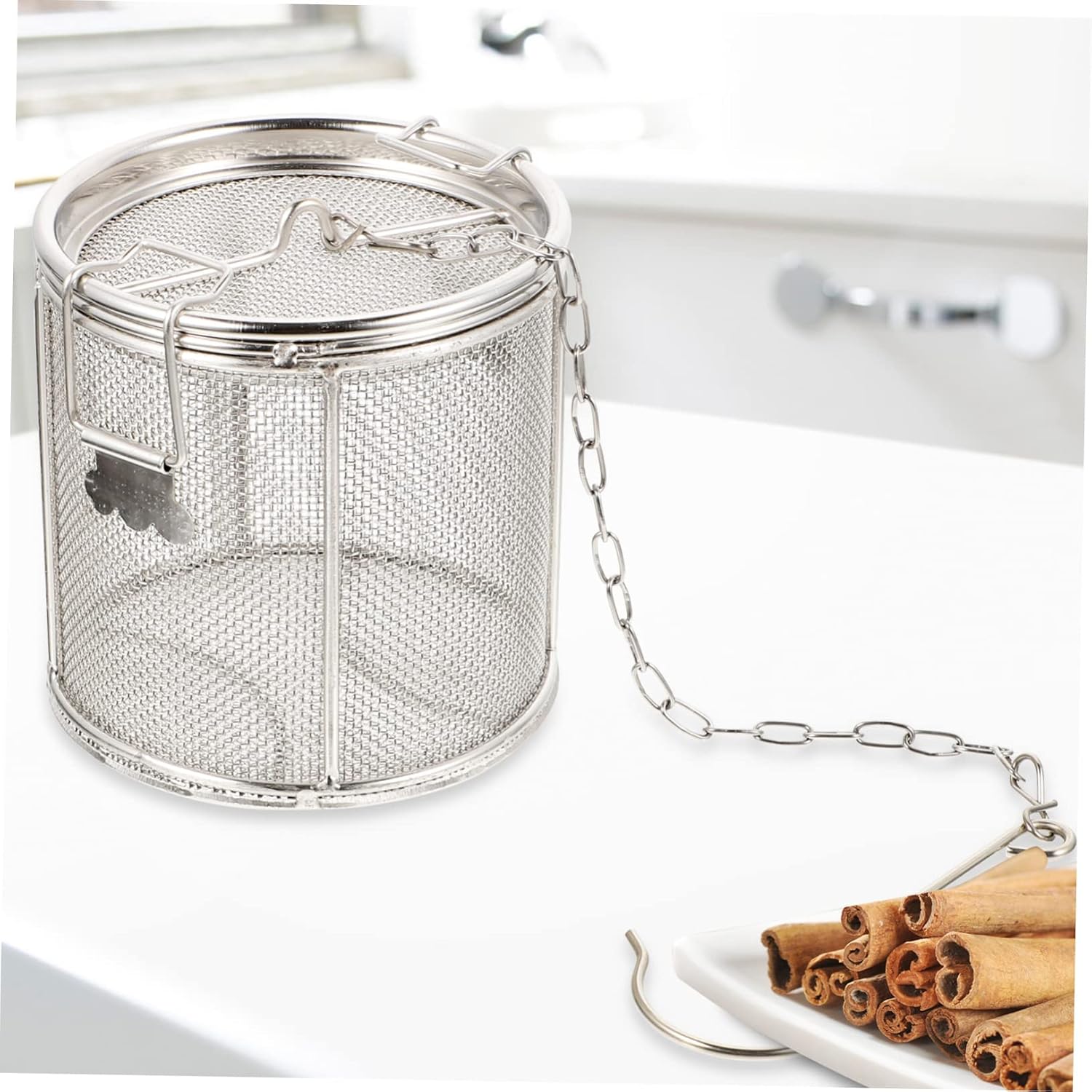 NUOBESTY Bekith Tea Infuser Steel Pot Stewed Strainer Compact Seasoning Filter Bag for Food