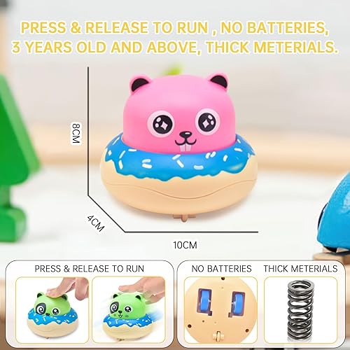 Miniatura 5 de SUYPAS Juguetes de coche para bebés de 1, 2, 3 años, regalos de cumpleaños de dona de inercia para niños pequeños de 12 a 18 meses  1 2 años de