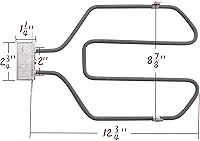 Vista 3 de Unifit 120V AC 15A Ahumador/Parrilla Eléctrico Controlador de Temperatura Ajustable Analógico Controlador de Temperatura Calentamiento Elemento Kits