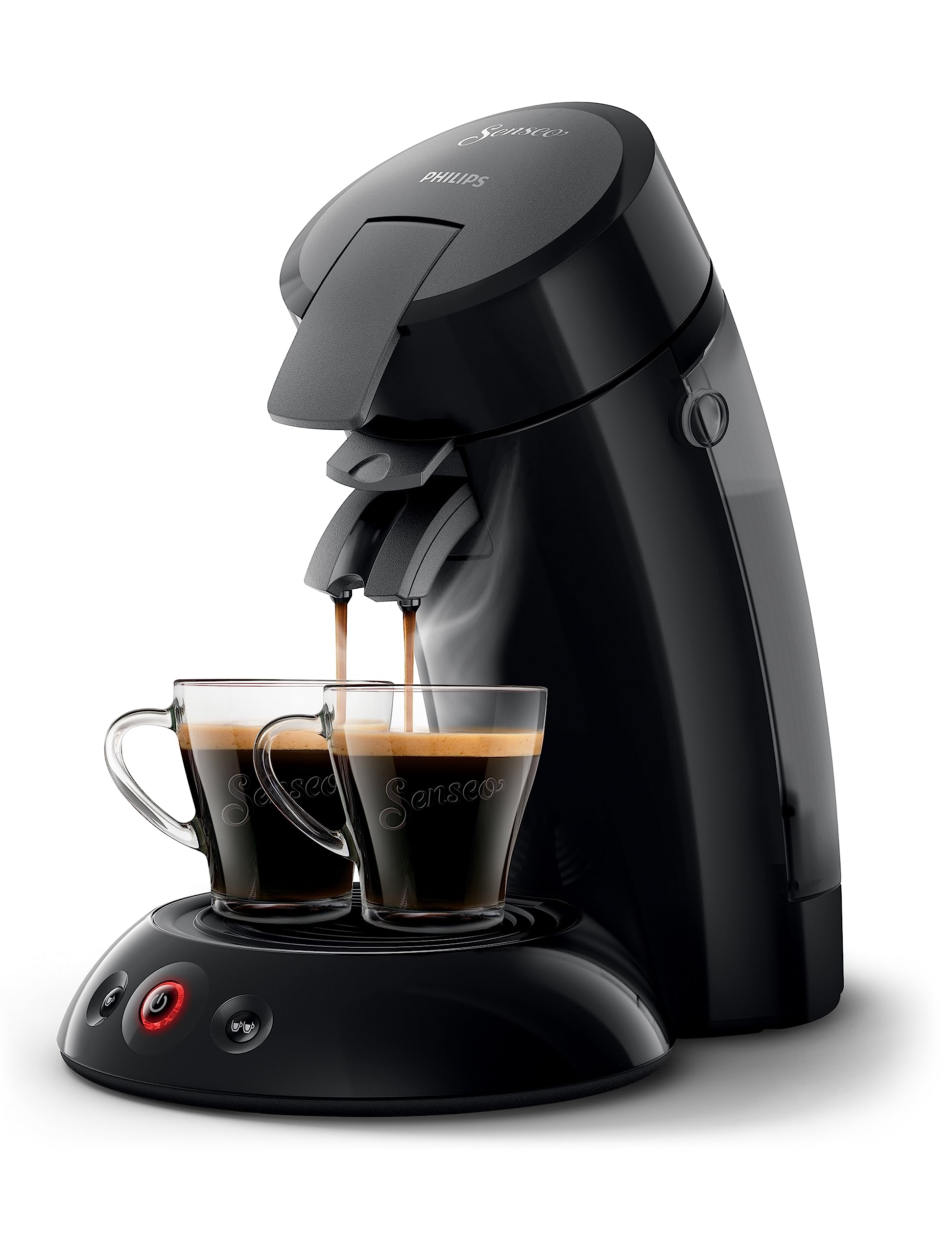 PHILIPS Senseo HD6553/67 - Macchina da caffè originale con crema Plus, 1450 W, 0,7 litri, colore: Nero