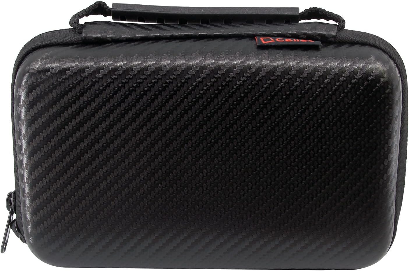Cellet Hard EVA Case for External Hard Drive, Power Bank, Smartphones, Mesh Pockets (BLACK)