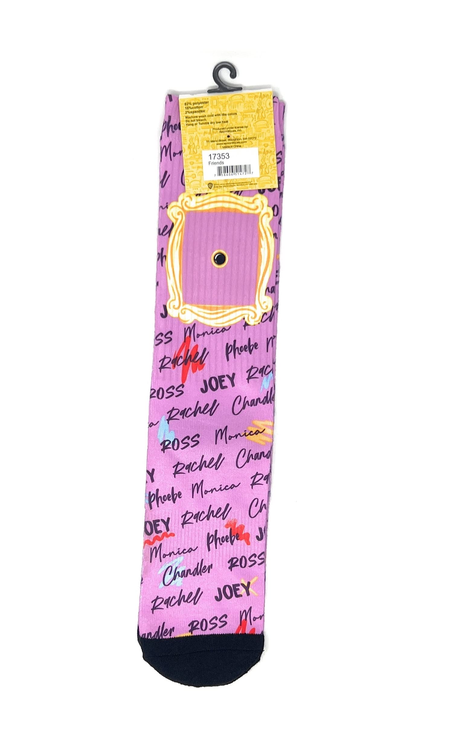 Spoontiques Calcetines divertidos de tripulación, talla única para la mayoría de amigos.