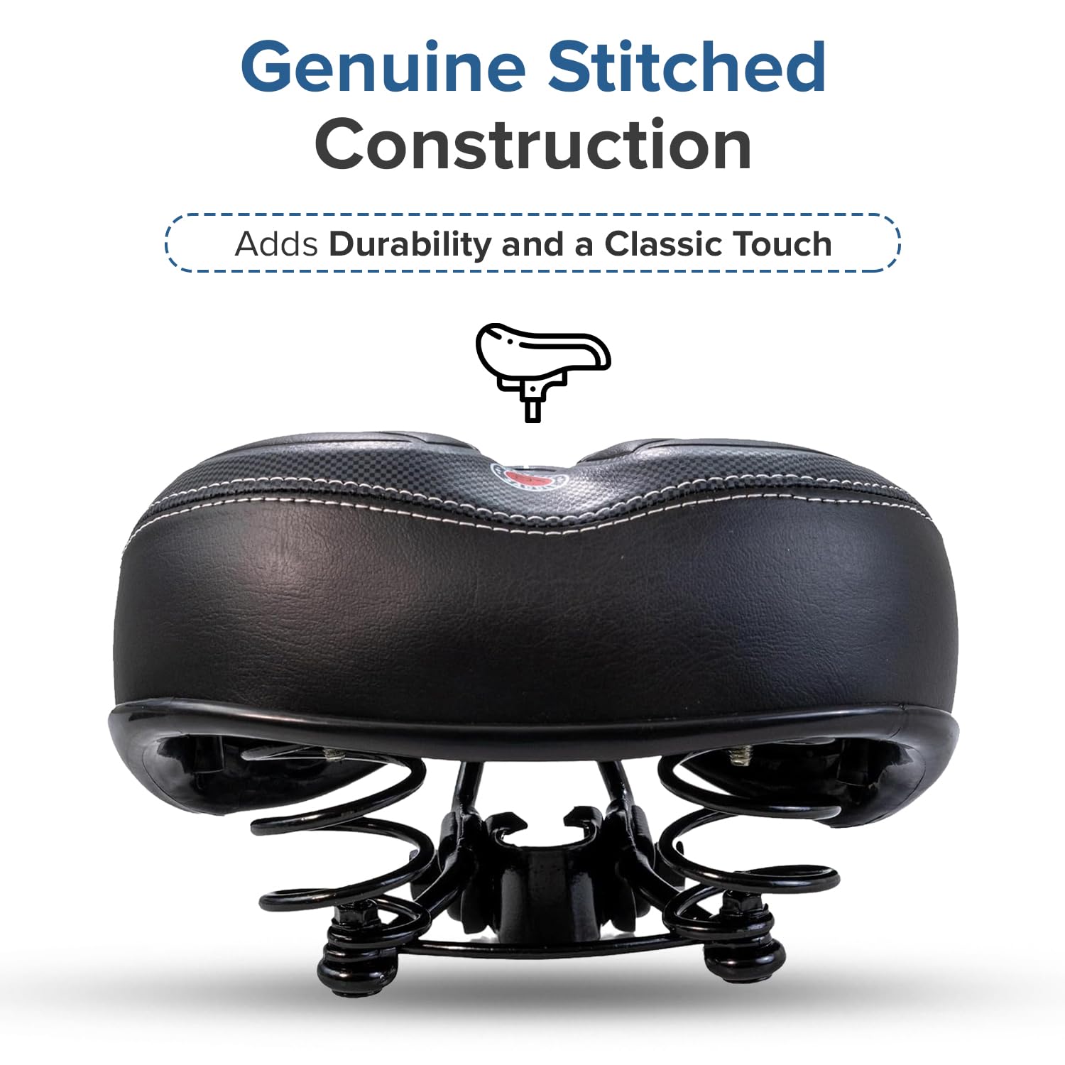 Amazon.com: AlveyTech Deluxe Wide Cruiser Saddle Seat for Bikes