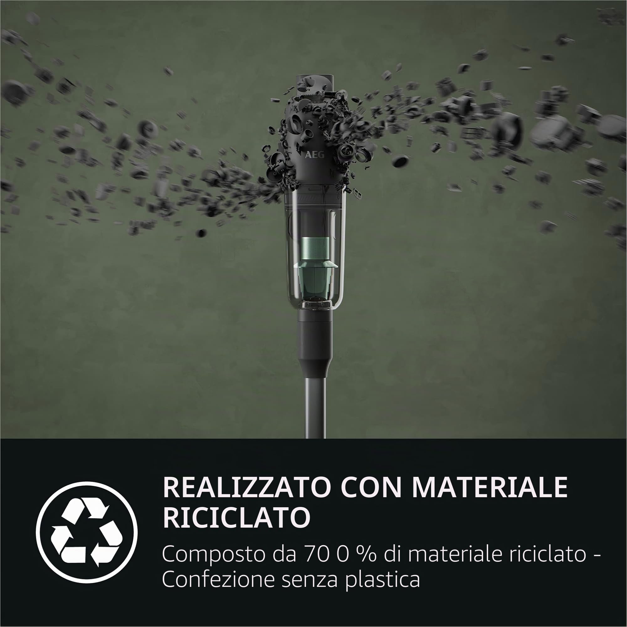 AEG ap71ub14am 900 402 184, Aspirapolvere Senza Fili e Portatile, Grigio granito