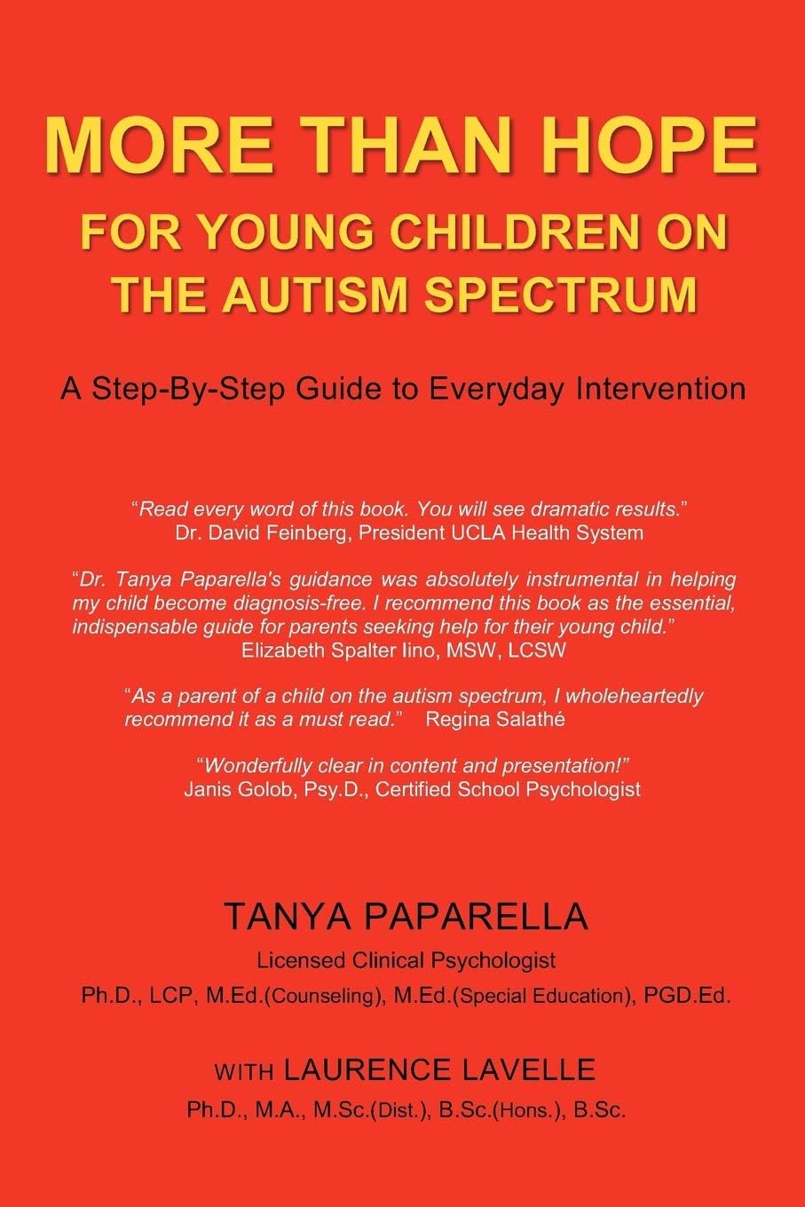More Than Hope: For Young Children On The Autism Spectrum Paperback – June 11, 2012