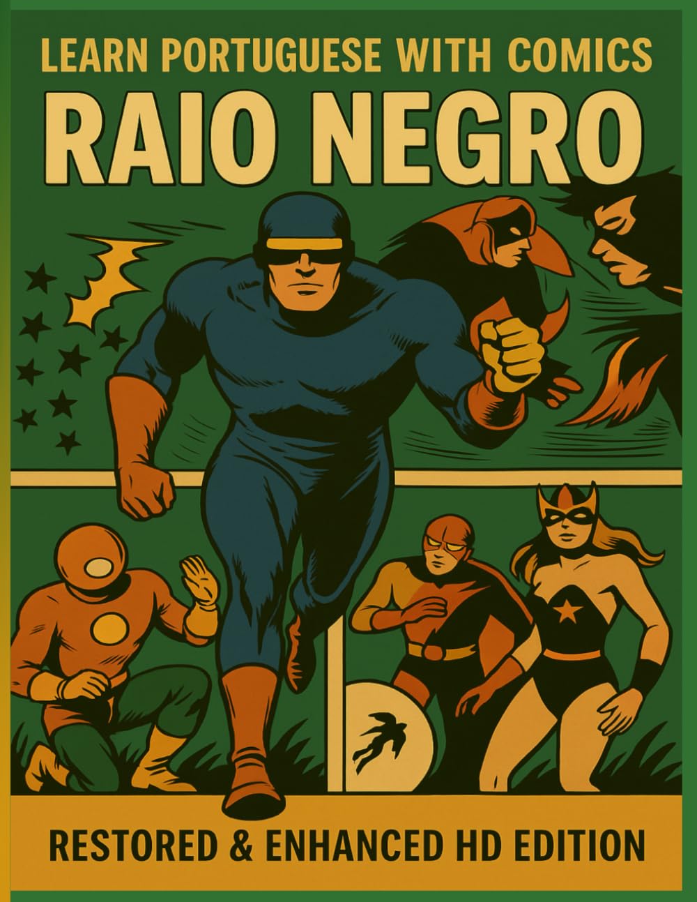 Learn Portuguese with Comics: Raio Negro (Portuguese Comprehensible Input)