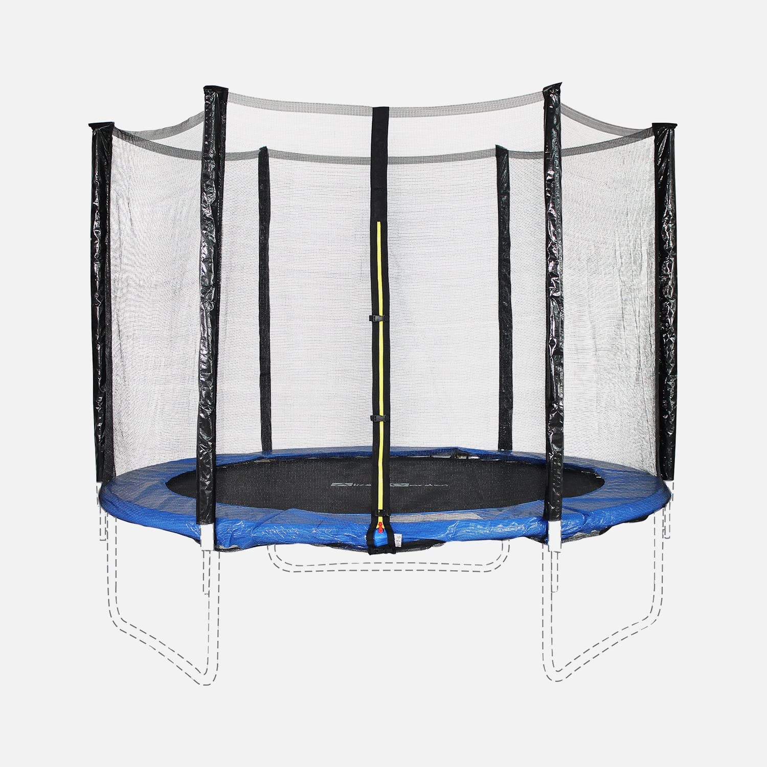 URFEDA Filet De Sécurité Trampoline - Filet De Remplacement Robuste Pour Trampoline Rond Extérieur Enfants 1,2m à 4,3m