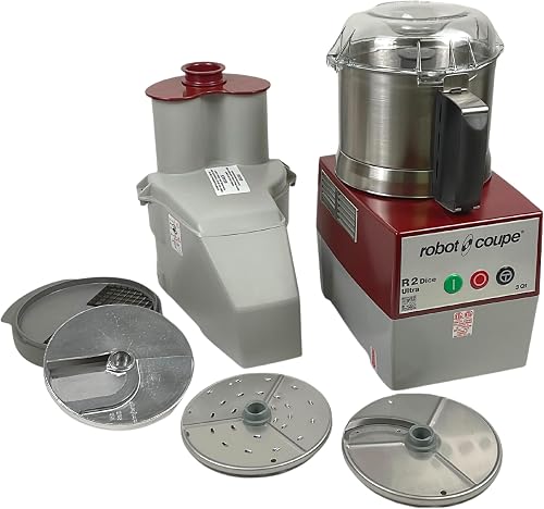 Robot Coupe R2 DICE ULTRA food processor, Stainless Steel