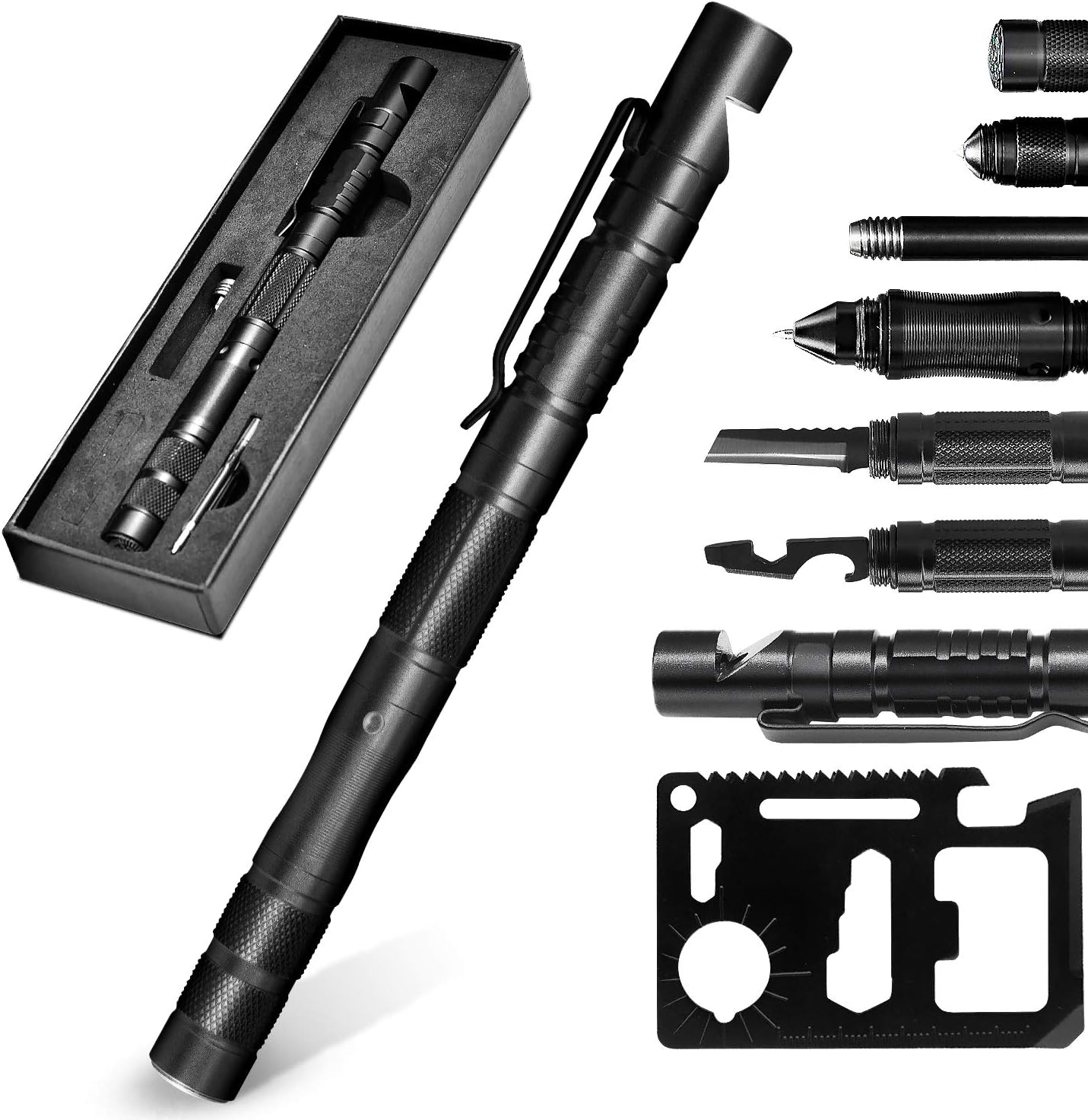 Tactical Pen, Professional Self Defense Pen, Emergency Glass Breaker Pen,Perfect Anniversary Birthday Gifts for men