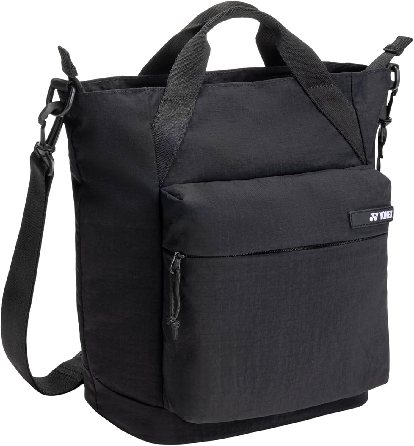 YONEX Compact Shoulder Bag | Lightweight Casual Daily Carry Tote w/Bottle Sleeve & Front Zip Pocket for Travel, Gym & Sports