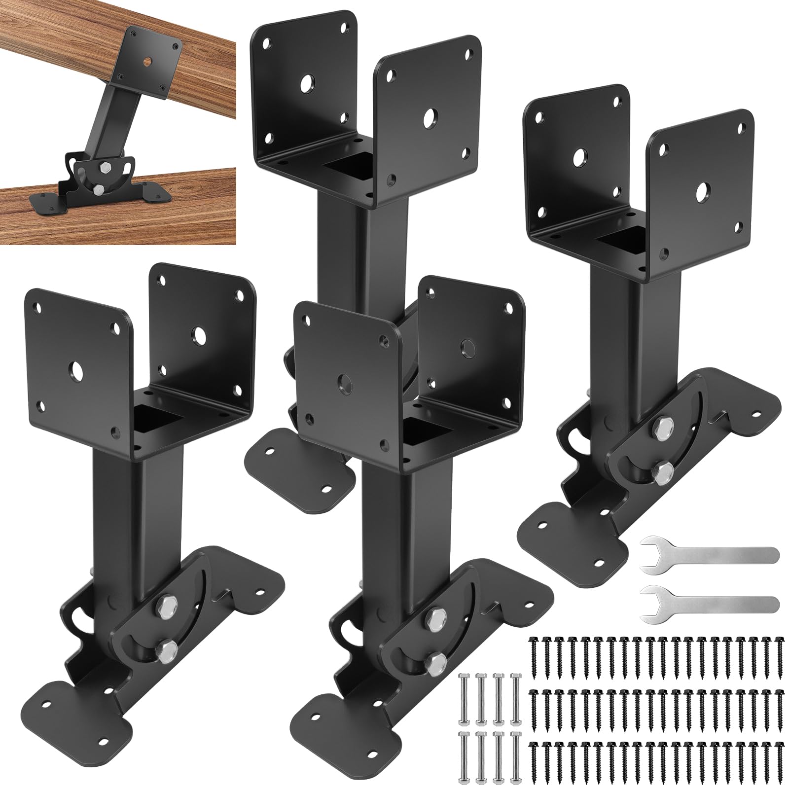 Photo 1 of Loyala 4PCS Roof Riser Brackets