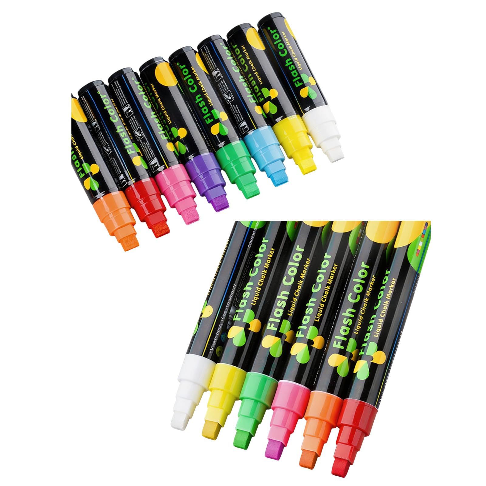 Flüssigkreidestifte für Kreidetafeln, Kreidemarker, trocken löschbare Marker mit Einzelkopf, fluoreszierende Marker, Textmarker für Glasfenster, Whiteboard, Flüssigkreidestifte für Tafel