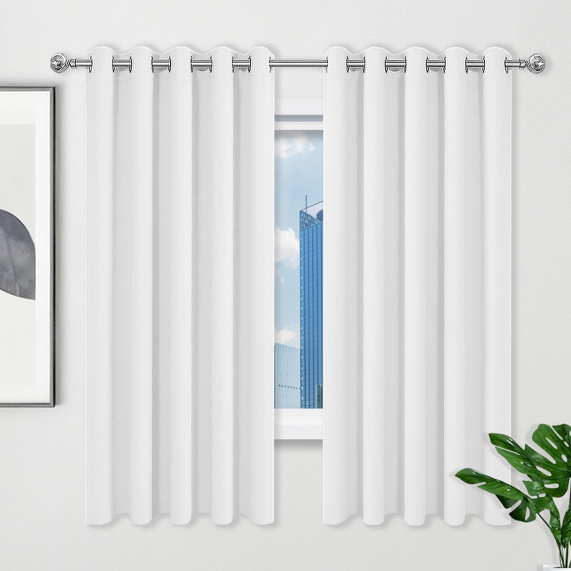 Rideau thermique protection la vie privée 330x330 cm de chambre
