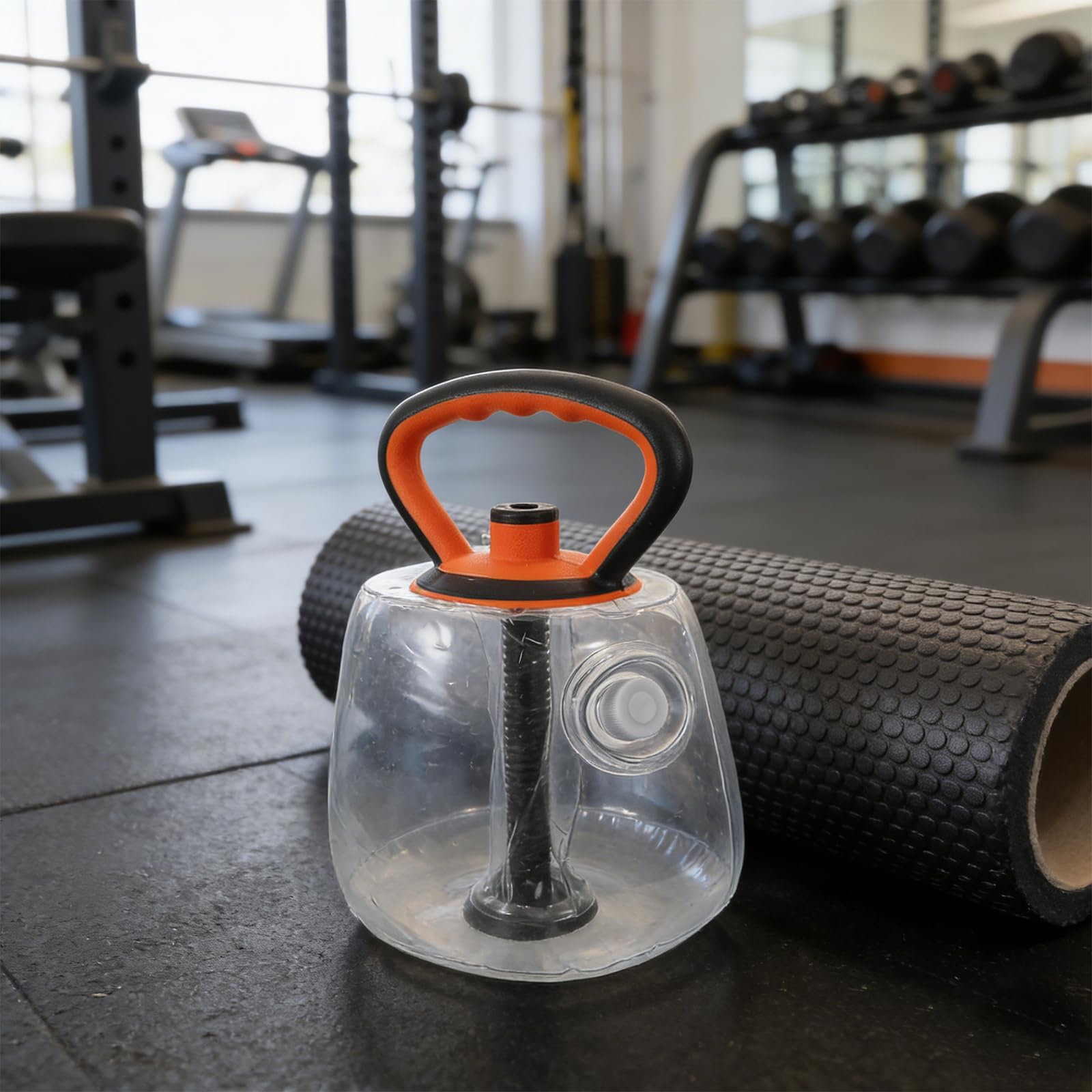 Regulowany Kettlebell Napełniany Wodą Do Treningu Nóg Przenośny Sprzęt Fitness Do Domu z Ergonomiczną Rączką Ciężarków dla Kobiet i Początkujących