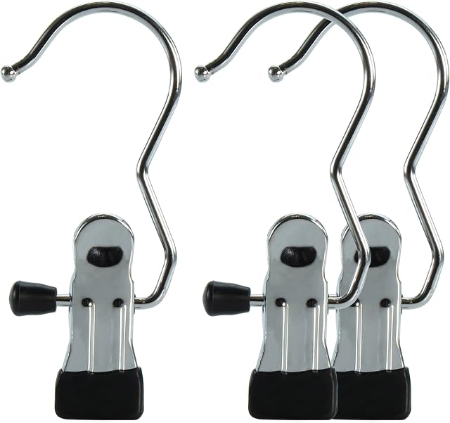 Hangerworld 25 Metal Clothes Coat Garment Hangers Non Slip Clip Scarves Gloves Boots Wellies.