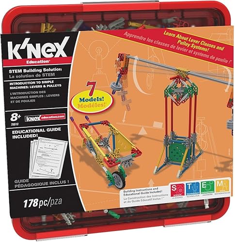 Miniatura 2 de KNEX Education - Introducción a máquinas simples juego de palancas y poleas  178 piezas  Para grados 3-5  Juguete educativo de construcción