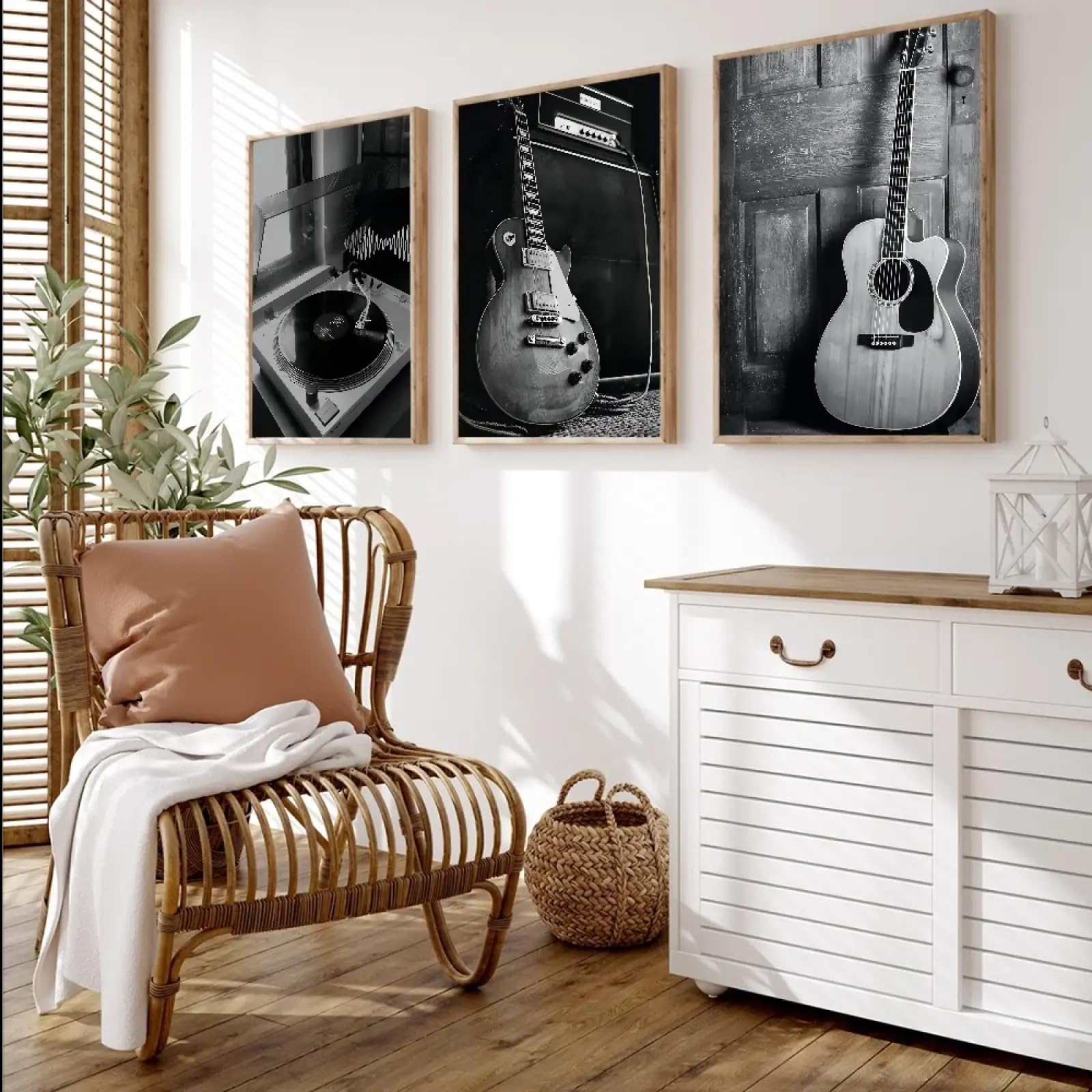 Peintures de films et disques vinyles pour décoration murale de maison - 8