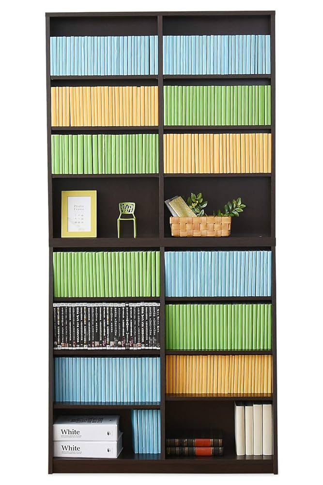 Amazon｜JKプラン 文庫本本棚 文庫本 収納 薄型 幅90 90cm 大