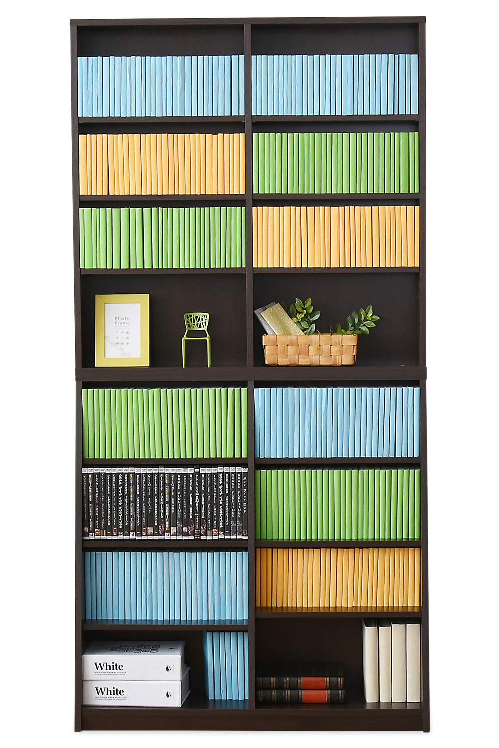 Amazon｜JKプラン 文庫本本棚 文庫本 収納 薄型 幅90 90cm 大容量 大量