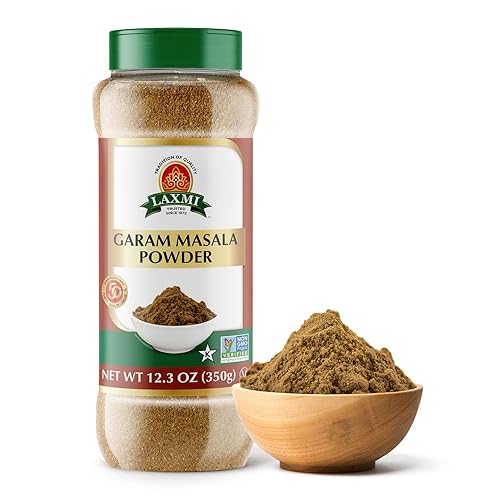 Laxmi Brand House of Spices, Garam Masala en polvo, especias a granel, sin OMG, todo natural, vegano, producto de la India (12 onzas, Garam Masala)