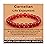 AD Beads Handmade Gemstone Stretch Elastic Bracelet Crystal Healing Reiki Nature\'s Beauty and Spiritual Essence Unisex (8mm, Carnelian (Life Enjoyment))