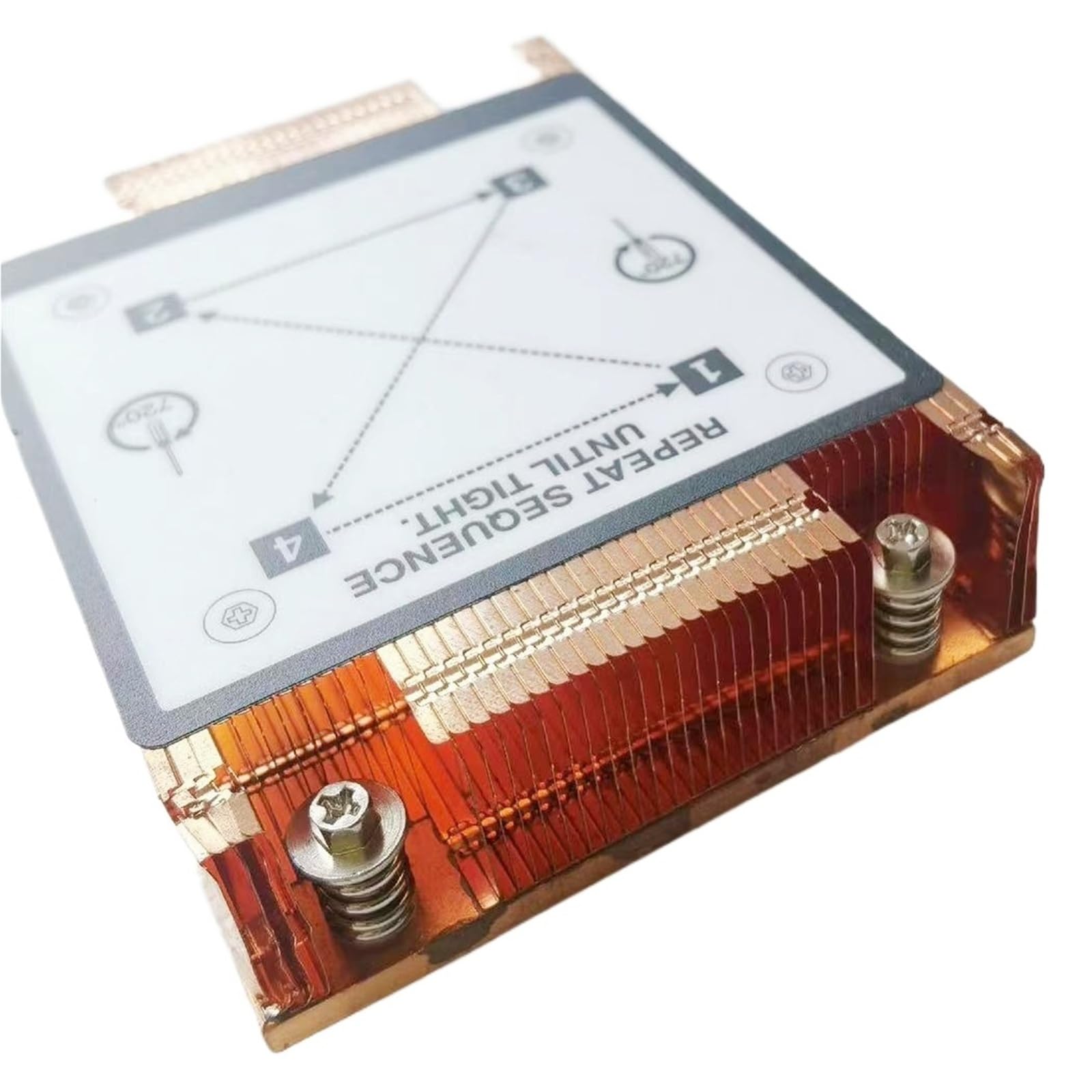 Kompatibel for IBM X3550 M5 CPU-Kühlkörper 00KC911 00FK456 Kühler aus reinem Kupfer