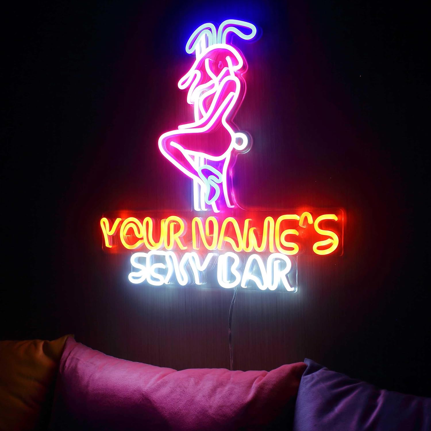 ADVPRO Sexy Bar Man Cave Personalized Ultra-Bright LED Neon Sign - Multi-Color 2 - st16s55-fn-q0012-tm-m2