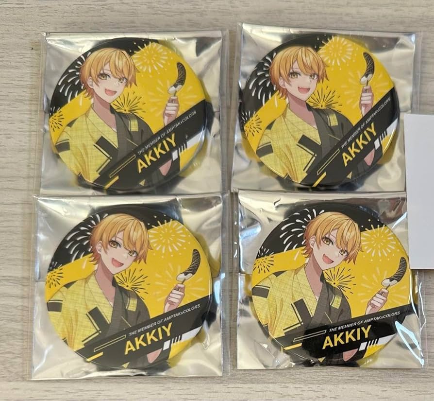AMPTAK×COLORS あっきぃ 缶バッジ