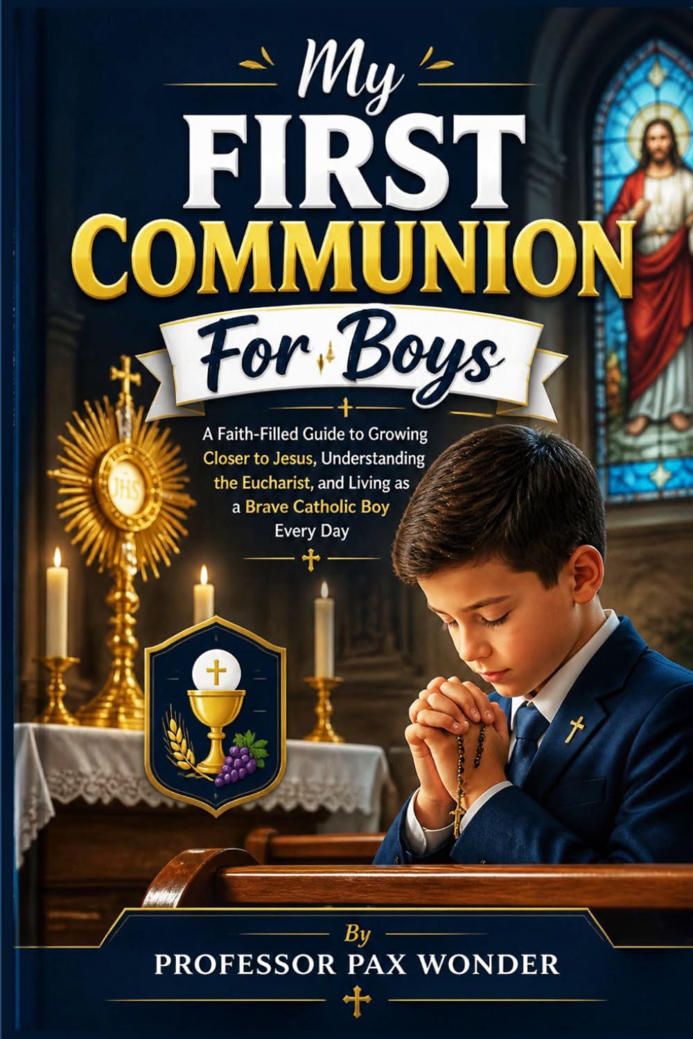 My First Communion For Boys: A Faith-Filled Guide to Growing Closer to Jesus, Understanding the Eucharist, and Living as a Brave Catholic Boy Every Day (Stories Of The Saints)