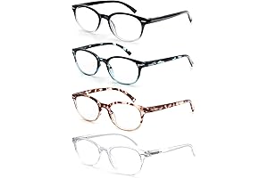 Blue Blocking Glasses for Women – Elegant Round Readers with Enhanced Reading Experience