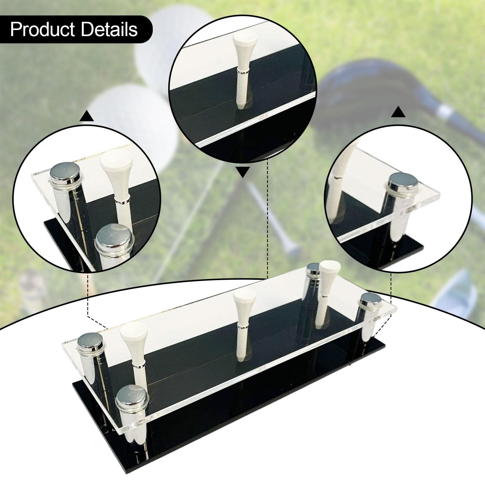 Expositor de Pelotas de Golf, Soporte para Escritorio, Elegante Y Transparente, para Colecciones de Tenis, Fútbol Y Béisbol.